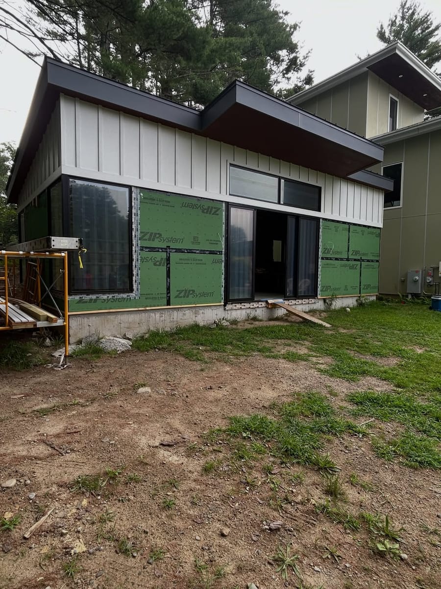 New-construction home being wired by Hercules Electric